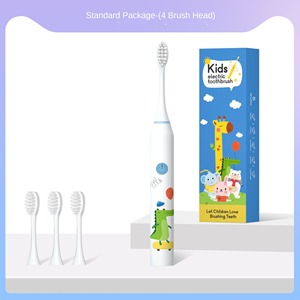 <span class=keywords><strong>Brosse</strong></span> à dents électrique sonique personnalisée <span class=keywords><strong>pour</strong></span> enfants, soins dentaires, tête de <span class=keywords><strong>brosse</strong></span> de rechange, étanche IPX7, USB, nylon - Product Image 2