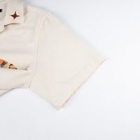 T-shirt personnalisé en jersey à col cubain en coton épais pour hommes vente en gros de vêtements de rue imprimés en DTG sérigraphiés en 3D chemises décontractées pour hommes