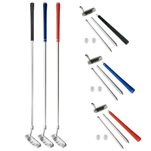 Golf Putter Clubs Handed Two-Way Mini Aluminium Alloy Golf Clubs Telescoping Adjustable Kids Adults Golf Putter Training