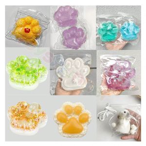 TOYSRUNNER CQ531 2025 New Design Jumbo Size <b>Cat</b> Paw <b>Squishy</b> Toy Sensory Fidget Stress Relief Kawaii Ball Ultra Soft 5 7 Years - Product Image 3