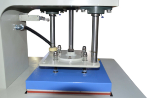 Dệt da logo/nhãn t Áo sơ mi 3D dập nổi tem nóng máy ép nhiệt Máy Nhà máy tự động thủy lực dầu điều khiển - Product Image 5