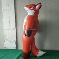 Wanjun Jouet gonflable animalier en PVC plus souple personnalisé avec SPH, jouet renard gonflable en promotion
