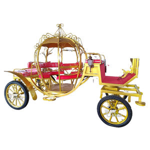 Chariot de Mariage de Luxe Princesse Cendrillon Électrique en Acier, Transport Spécial en Forme de Citrouille - Product Image 2