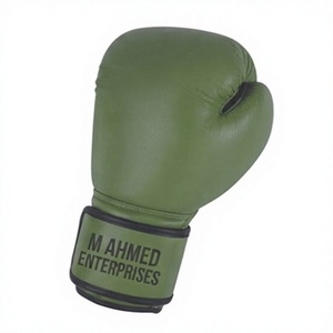 Gants de boxe en cuir avec logo personnalisé, respirants, à lacets, unisexes, pour entraînement, gym, Muay Thai, Kickboxing - Product Image 5