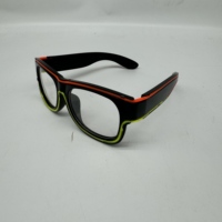 Gafas LED |   Luz LED de Doble Color Recargable por USB, Multicolor y Multifunción, Ultra Brillante, de Plástico, para San Valentín, Cumpleaños, Pascua