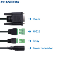 Sistema de Control de Acceso Inalámbrico CHAFON CF631 Prime para Estacionamiento, RS232/WG26/RELAY/TCP/IP/POE/WIFI, Lector RFID UHF de 860-960MHz
