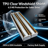 Film de protection TPU pour pare-brise de voiture, anti-éblouissement, anti-rayures, ultra-transparent, sans effet vertigineux, le plus vendu