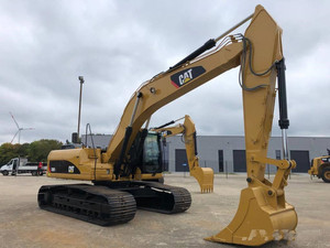 Excavadora de cadenas usada 325D/325DL en venta con capacidad de cazo de 1.6m, motor Isuzu y alta potencia de excavación - Product Image 4