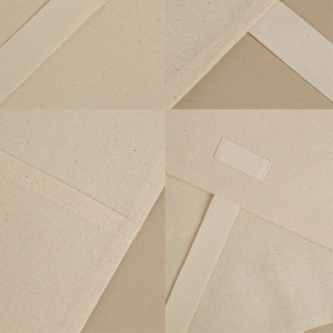 Sac d'emballage en coton biologique certifié GOTS avec logo personnalisé imprimé de haute qualité, rabat anti-poussière, recyclable, pochette cadeau pour bijoux - Product Image 5