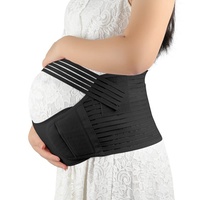 Faja Abdominal de maternidad transpirable ajustable agradable a la piel cinturón de cintura de soporte de embarazo cómodo