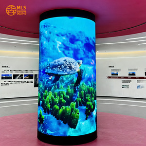 Pantalla LED Flexible para Columnas, Pantalla LED Flexible para Interiores P1.5 P2.5 P3, Pantalla LED Suave y Flexible para <span class=keywords><strong>Pilar</strong></span> Cilíndrico, Instalación Creativa - Product Image 1