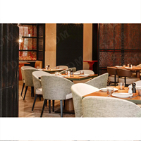 Meubles de restaurant et d'hôtel commerciaux modernes, chaises et tables en bois massif à vendre
