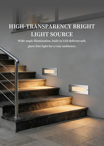 Oferta Exclusiva: Luz para Escaleras RW-260 de Vidrio Templado, 500Lm RGB, para Entrada, Porche, Vestíbulo de Hotel, Escalera, Servicio OEM y ODM - Product Image 6