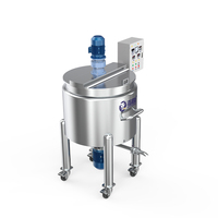 Machine de gel douche industrielle ZT 150L réservoir de mélange de détergent de shampooing de savon liquide avec mélangeur d'agitateur mélangeur de crème