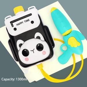 ปืนฉีดน้ำแบบเป้สะพายหลังสำหรับเด็ก ของเล่นไฟฟ้า ฉีดน้ำต่อเนื่อง สำหรับเด็กผู้ชาย เล่นน้ำชายหาดในฤดูร้อน แบบดึงออกได้ - Product Image 5