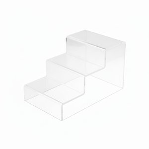 Espositore a tre stadi Premium Step espositore per prodotto efficace per vetrina - Product Image 1