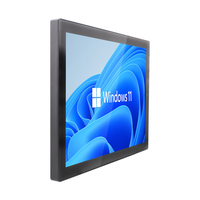 15 pulgadas IP65 Panel Industrial a prueba de agua PC Core I3 i5 i7 Win11 Linux Todo en uno Panel de pantalla táctil sin ventilador PC