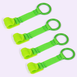Baru bayi Crib kait ramah lingkungan plastik Cincin tempat tidur Aksesori dengan aman umum kait untuk mainan untuk anak laki-laki dan perempuan - Product Image 5