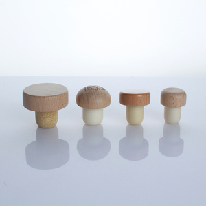 Tappo per bottiglia di sughero sintetico di lusso a forma di T/liquori in legno ricaricabile tappo superiore - Product Image 3