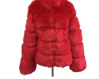 Manteau d'hiver de luxe décontracté respirant en fausse fourrure de zibeline, col classique, grande taille, veste en fausse fourrure de renard pour femme