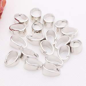 Toptan Bakır Kolye Kavanoz Toka Boncuk Başlıkları 14 Ayar Altın Kaplama Klasik Trendy Klips Takı Aksesuarları Oro - Product Image 3