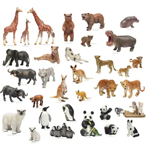 Solid 2024 juguetes many kinds figurines kids educational set high simulation plastic Africa forest woodland wild animal toy