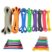 OKPRO fábrica de goma de Color personalizado bucle largo Pull Up banda bandas de ejercicio de resistencia conjunto para entrenamiento