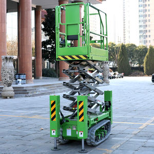 Plateforme élévatrice à ciseaux portable à chenilles autopropulsée tout-terrain CE 4-18m pour zone résidentielle - Product Image 2