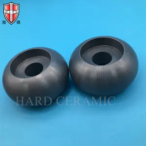Bolas de cerámica de nitruro de silicio Si3n4 de mecanizado CNC y anillo de sellado de cerámica para válvula de bola
