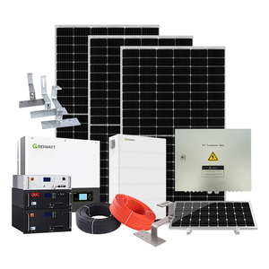 ระบบพลังงานแสงอาทิตย์แบบไฮบริด Wingosolar ขนาด 5kw 10kw 15kw 20kw 25kw 30kw ระบบโซลาร์เซลล์สำหรับบ้านแบบติดตั้งบนหลังคาและบนพื้นดิน ทั้งแบบเชื่อมต่อกับระบบไฟฟ้าสาธารณะและแบบแยกส่วน - Product Image 1
