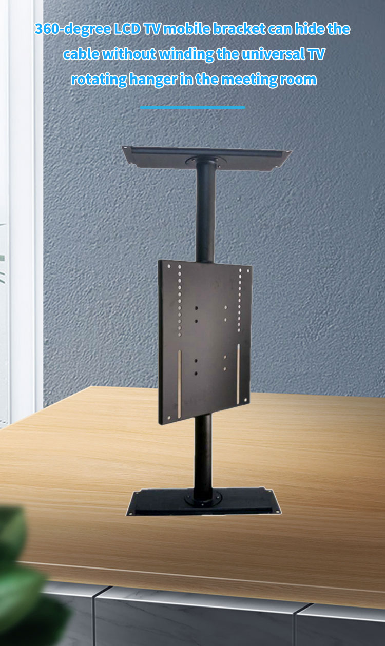 Manual 360 degree rotation Cabinet living room furniture led tv Screen stands bracket wall tv mounts tabletop TV bracket lift