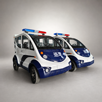 Voiture de patrouille électrique 72V, 6 places, véhicule utilitaire pour les hôtels, les communautés et les sites touristiques