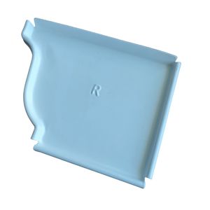 工場販売5/6/7/8インチ雨どい用正方形アルミ製雨どいエンドキャップ - Product Image 3