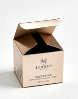 Boîte d'emballage cosmétique écologique recyclable personnalisée, boîte en papier de luxe pour soins de la peau, logo imprimé UV, boîte cadeau en carton rigide
