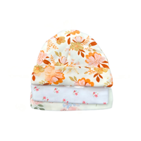 Gorro de Algodón para Recién Nacidos 2026, para Niños y Niñas, con Estampado Animal, Cierre de Botón, Transpirable, Estilo Casual para Primavera y Otoño