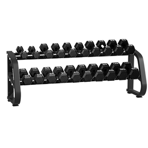 Bán buôn HEX quả tạ cơ bản Neoprene Workout quả tạ tập thể dục 5 10 20 30 40 50lb Bộ gang Hex sơn quả tạ - Product Image 5