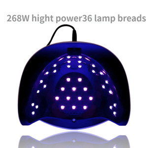 Lampe UV Sun S7 268W haute puissance pour le séchage rapide du gel à ongles, lampe UV LED Sun pour le séchage rapide des ongles, sécheuse rapide pour manucure, salon, maison, en plastique - Product Image 3