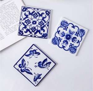 Dessous de verre en céramique de marbre nordique bon marché tasse à café et thé napperon décor de table accessoires de cuisine - Product Image 4