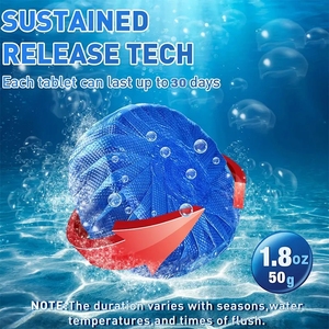 Échantillon gratuit de nettoyant automatique pour cuvettes de toilettes Blue Bubble - Product Image 2