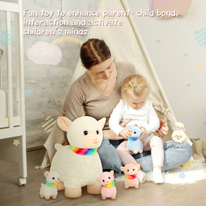 Nuevo Producto: Set de Peluches de Oveja Madre e Hijo, Adorables Corderos de Peluche, Ecológicos, Regalo para Niños - Product Image 5