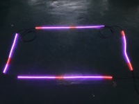Nouveau modèle 12V universel LED voiture Tube bande Kit rvb néon lumière corps Underglow avec capot lampe Auto accessoires Misun Auto
