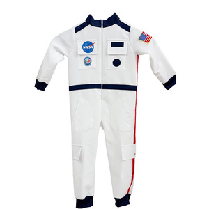 Costume d'astronaute pour filles, enfants, en polyester, pour Halloween, fête, spectacle, combinaison pour enfants - Product Image 2