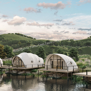 Suite Glamping de Lujo - Tienda Tipo Capullo, Cápsula de Camping Safari <span class=keywords><strong>Semipermanente</strong></span> de Alta Resistencia con Baño Móvil - Product Image 2