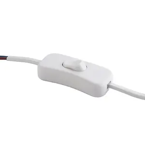 220V convenient lamp power cord with 303 plug White