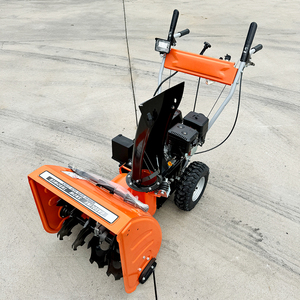 Soplador de Nieve Multifuncional Manual con Motor de Gasolina Pequeño de 6.5HP, 56cm de Profundidad, Autopropulsado - Product Image 2