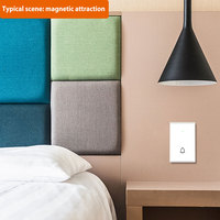 Bouton de sonnette sans fil Staniot Tuya Smart 433MHz compatible avec le système d'alarme antivol GSM