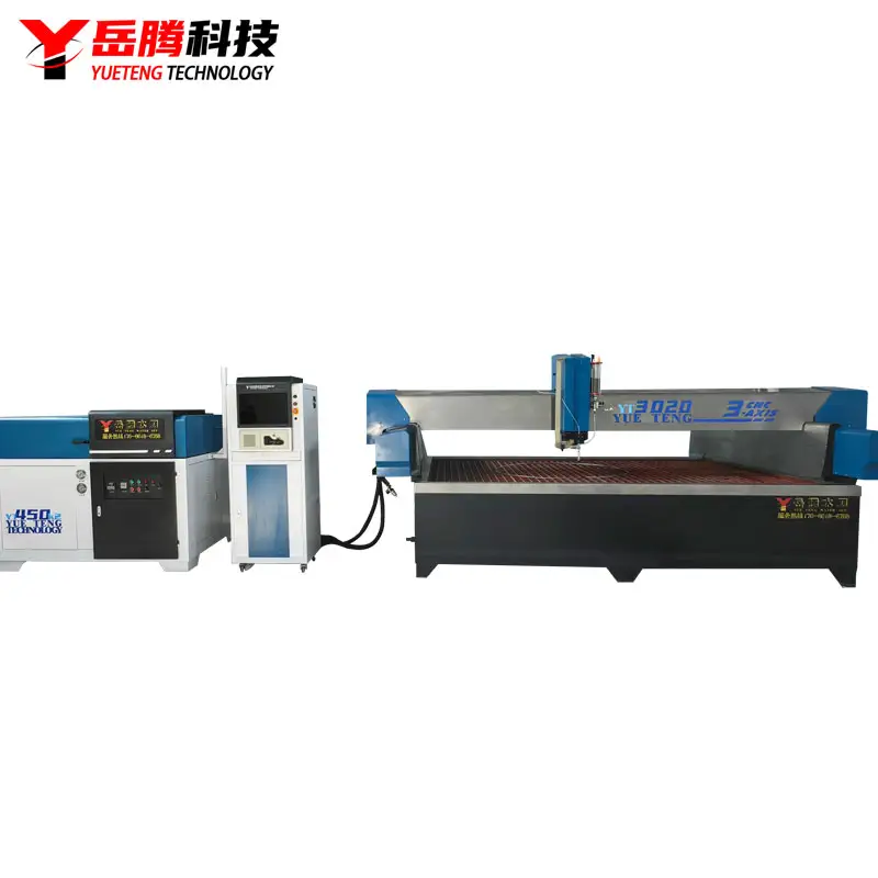 Source manufacturer of new three axis water jet cutting machine for processing ceramic tiles, glass, metal and other materials