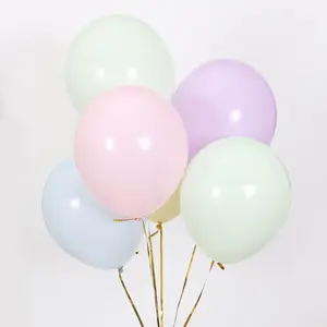 Effen Kleur Macaron Latex Ballonnen, Speciale Ballonnen Voor Verjaardag, Bruiloft, Feest, Winkel Lay-Out En Decoratie