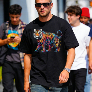 Impression DTF style bohème : Aigle, Tigre, <span class=keywords><strong>Loup</strong></span>, <span class=keywords><strong>Lion</strong></span>, Ours, Éléphant - Product Image 4