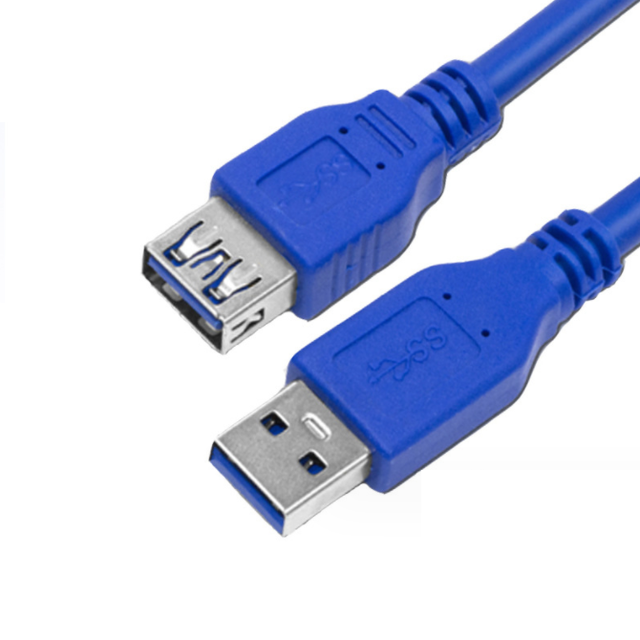 Fast Speed 5Gbps 0.3M 0.5M 1M USB 3.0 a Male to a Female Extension Cable for Data Transfer and Charging